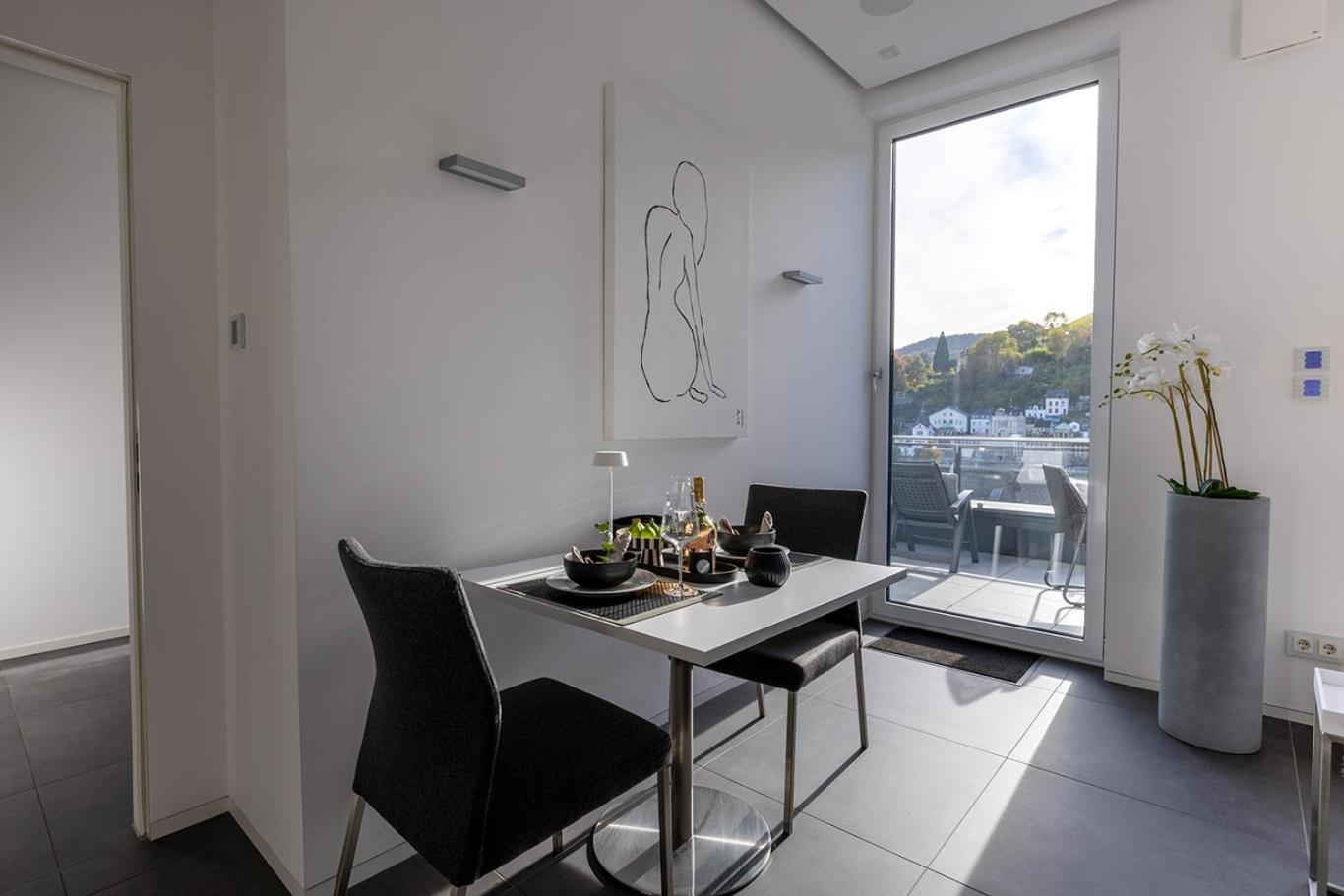 Neu Penthouse Moseltop Luxus Design Klima 2P Traben-Trarbach Bagian luar foto